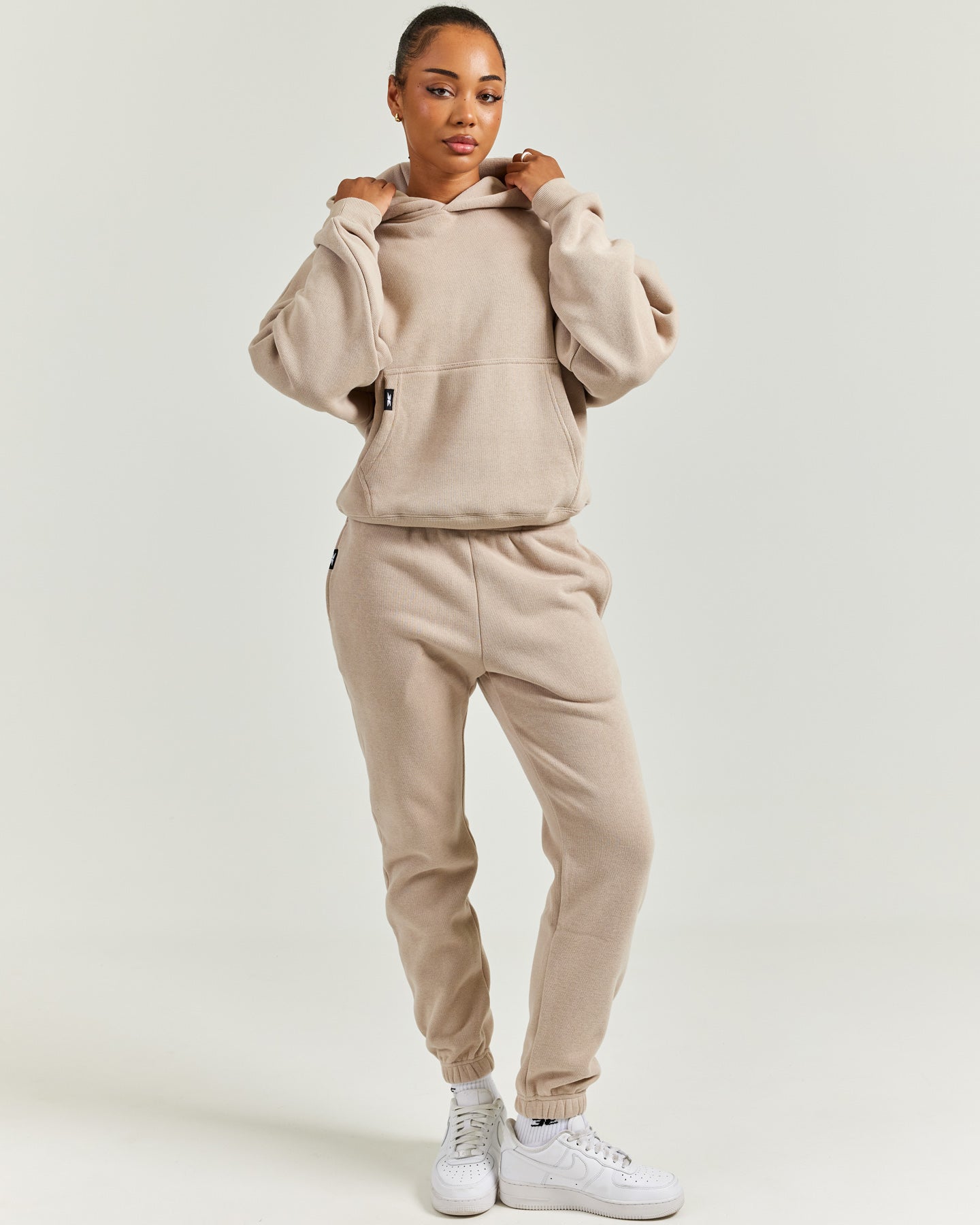 Heavy Weave Joggers - Taupe