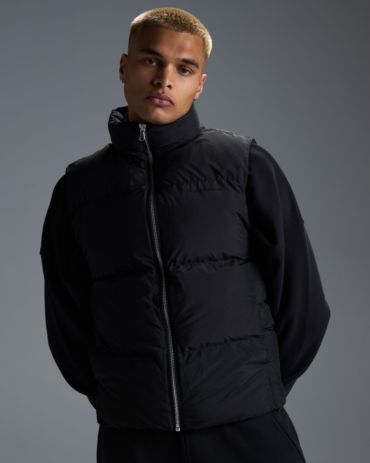 Premium Unisex Puffer Vest - Black