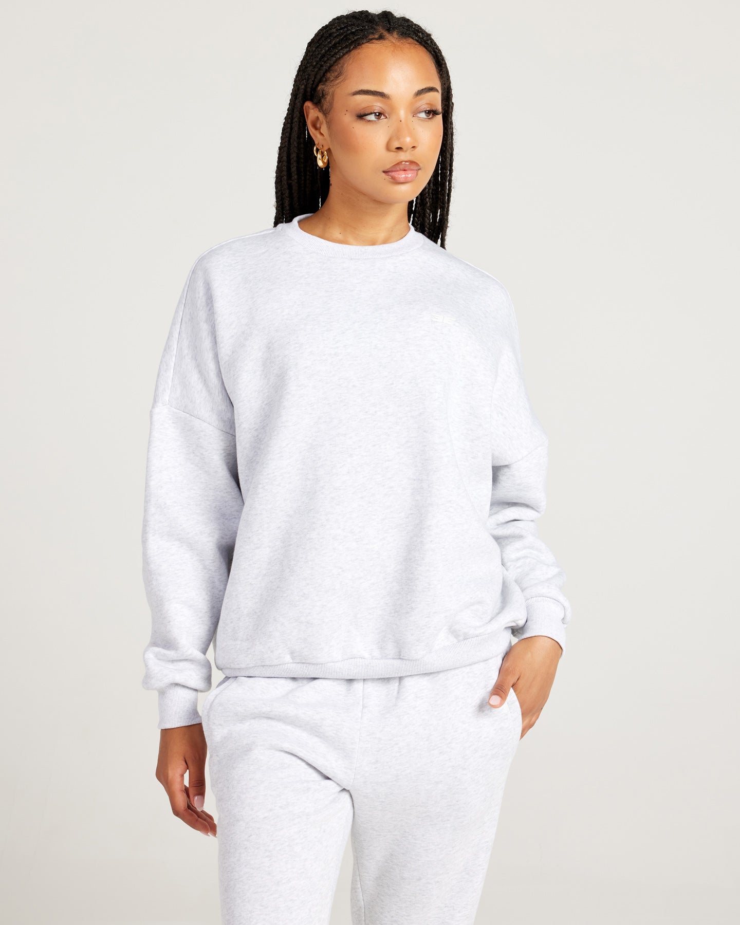 Omni Unisex Crewneck - Grey Marle/Grey Marle