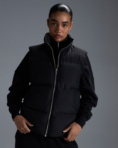 Premium Unisex Puffer Vest - Black