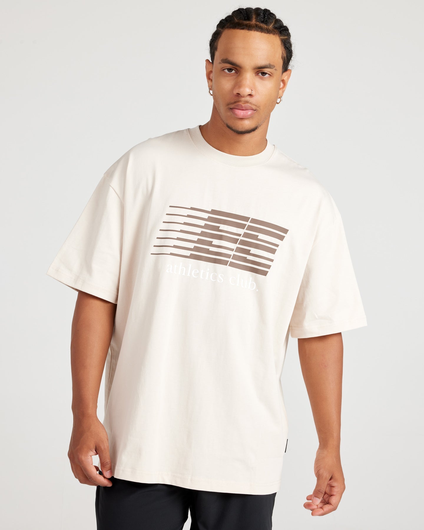 Athletics Club Tee - Taupe