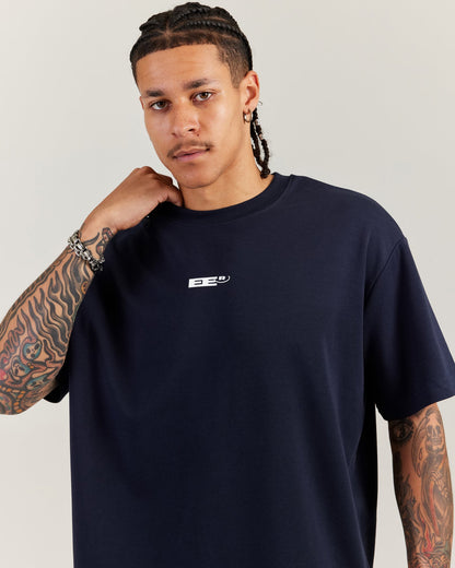 Arc Oversize Men's Tee - Navy