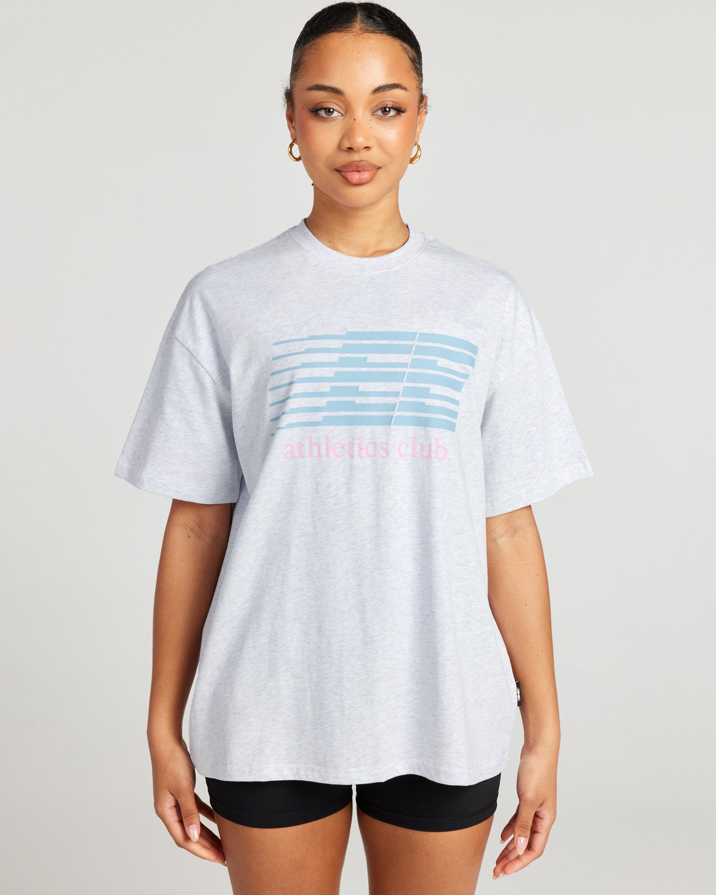 Women's Athletics Club Tee - Grey Marle