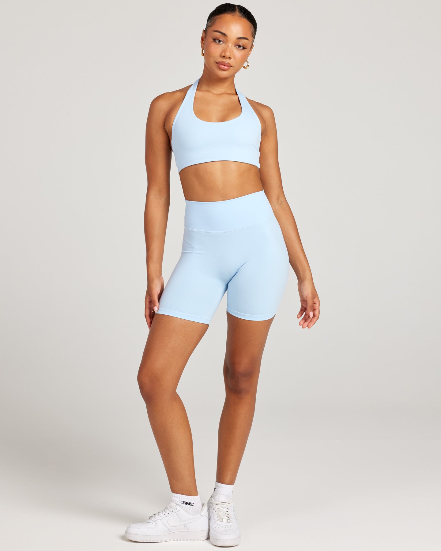 Invisible Scrunch Shorts - Blue