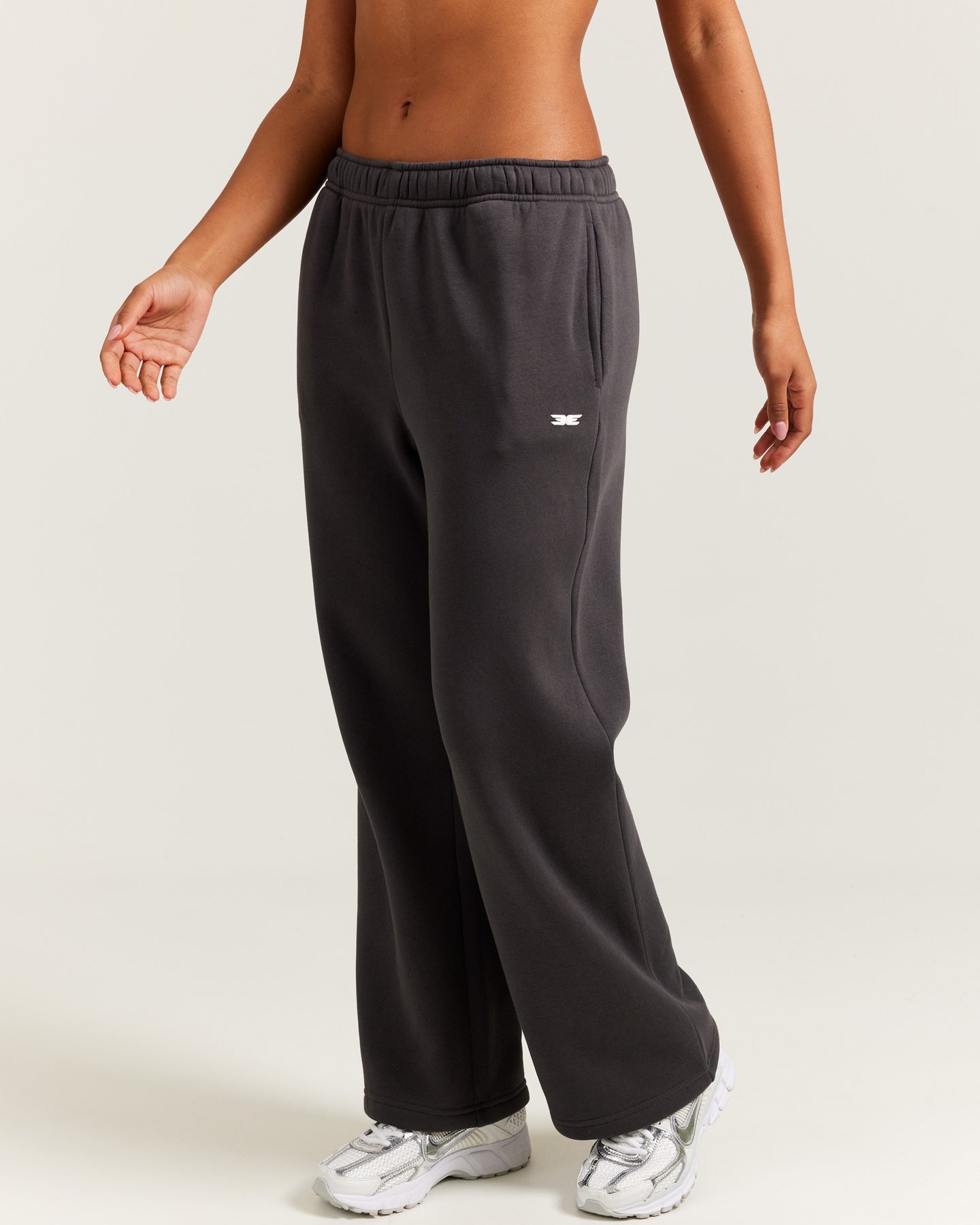 Omni Straight Leg Trackpants (Petite) - Charcoal