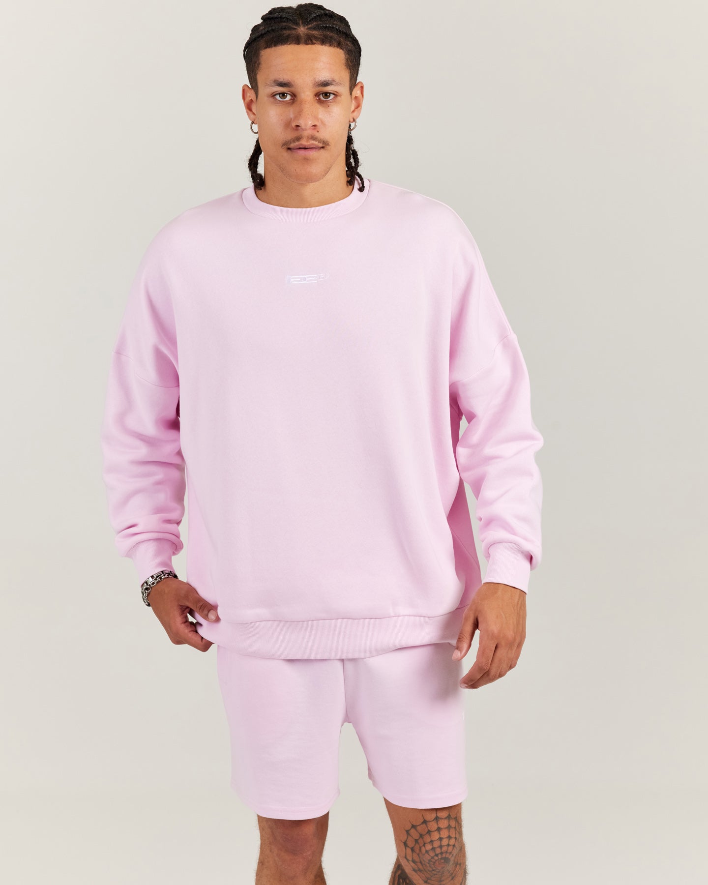 Arc Unisex Crewneck - Soft Pink