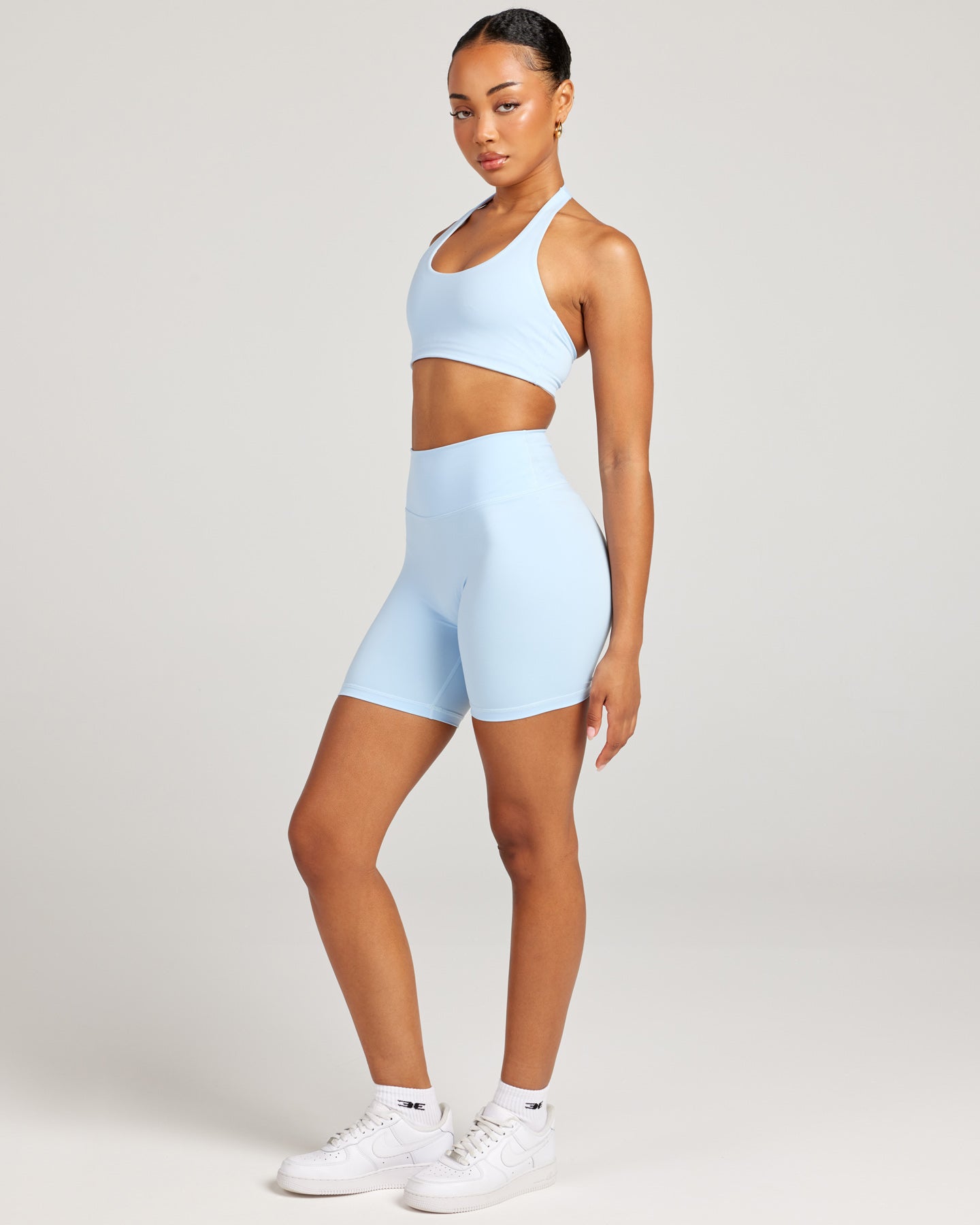 Invisible Scrunch Shorts - Blue