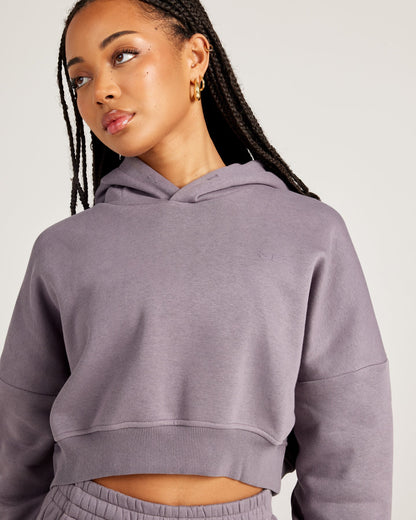 Omni Cropped Hoodie - Haze
