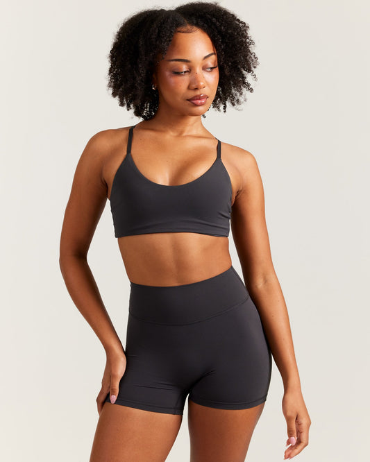 Airey Micro Bra - Charcoal