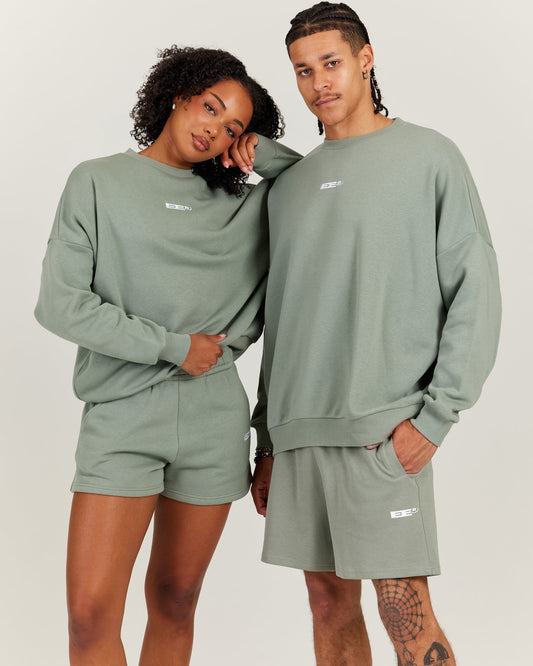 Arc Unisex Crewneck - Dusty Sage