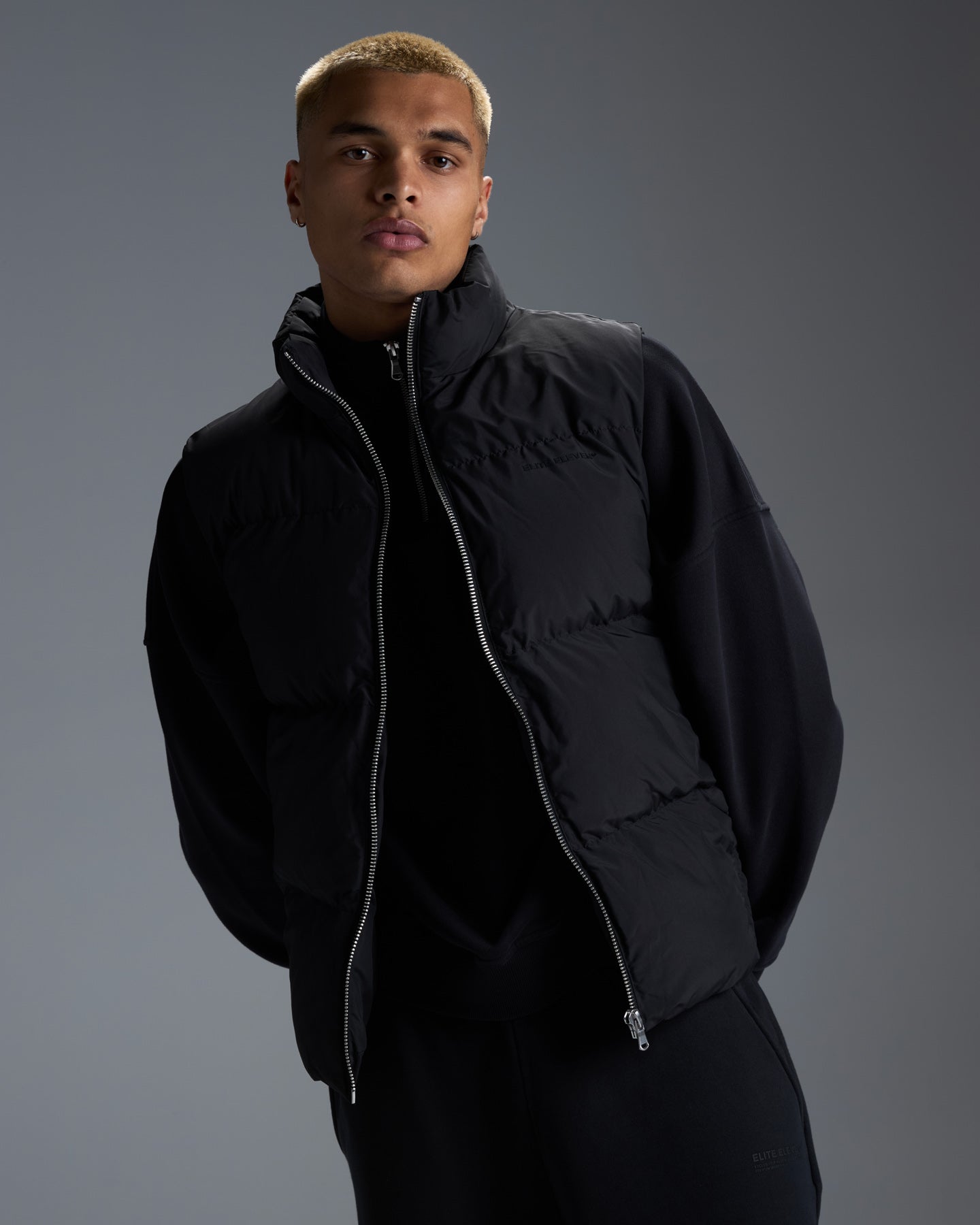 Premium Unisex Puffer Vest - Black