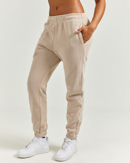 Heavy Weave Joggers - Taupe